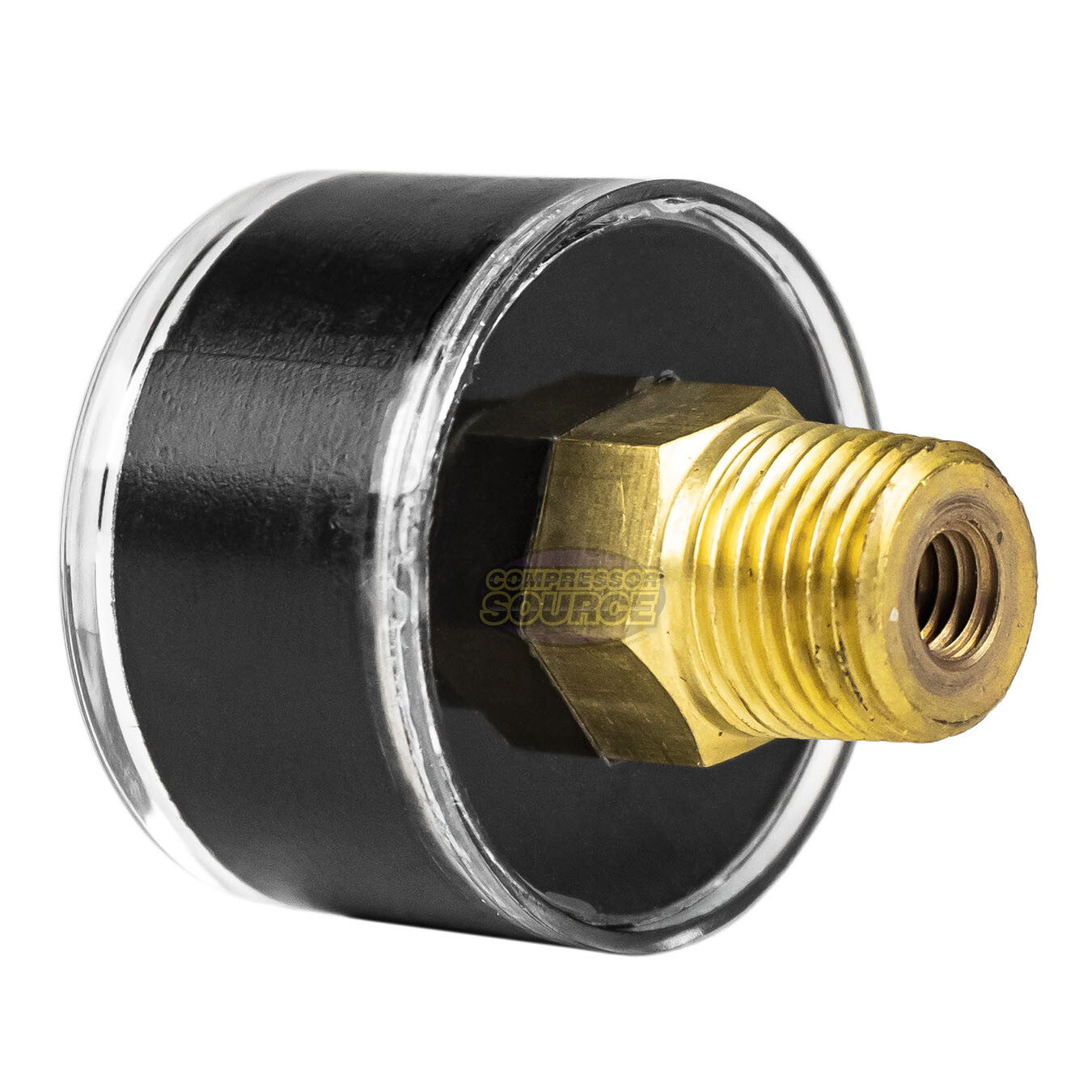 1/8" MNPT Mini Micro Air Pressure Gauge 030 PSI 1" Face CBM Center