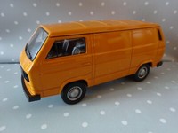 Vw T3 Kastenwagen Orange Transporter Oldtimer Modelauto Ca.11Cm *Neu*
