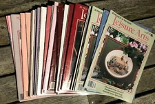 Leisure Arts Magazine - Color Charts inside**YOU PICK** Late 80's - mid 90's