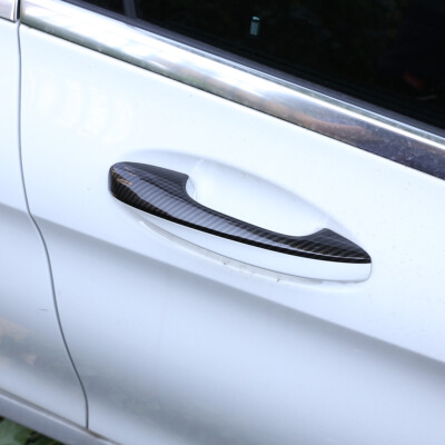 Kohlefaser-Look Türgriffabdeckung Für Mercedes-Benz C GLC W205 W213 X253 2015-21