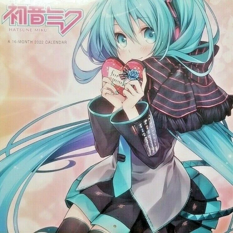 Hatsune Miku 16 Month 2022 Wall Desk Calendar Anime Manga KPOP New Sealed |  eBay