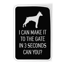 Vertical Vinyl Stickers I Can Make It to The Gate in 3 Seconds Can You