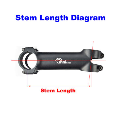 OMNI Racer WORLDS LIGHTEST ULTRA-Lite 3D Forged Alloy Stem: 31.8x 40-130mm BLACK - Picture 27 of 64