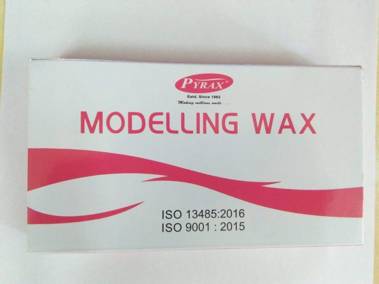 Pyrax Dental Modelling Wax use for Dentures 12 sheets Pack for Teeth