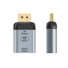 Cablecc USB-C Type C Female Source to Displayport DP Sink HDTV Adapter 4K 60hz