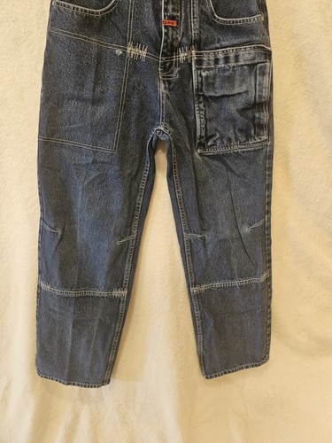 Vintage 90’s Paco Jeans Boys Baggy Wide Leg Skater Denim Size 16 - Picture 3 of 18