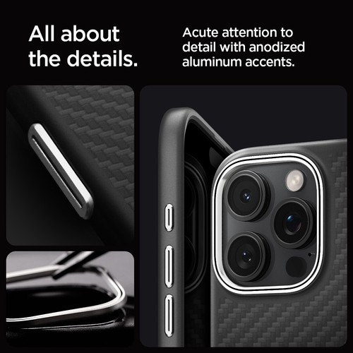 Do iPhone 16 Pro Max / 16 Pro | Etui na telefon Spigen Enzo Aramid - Zdjęcie 7 z 26