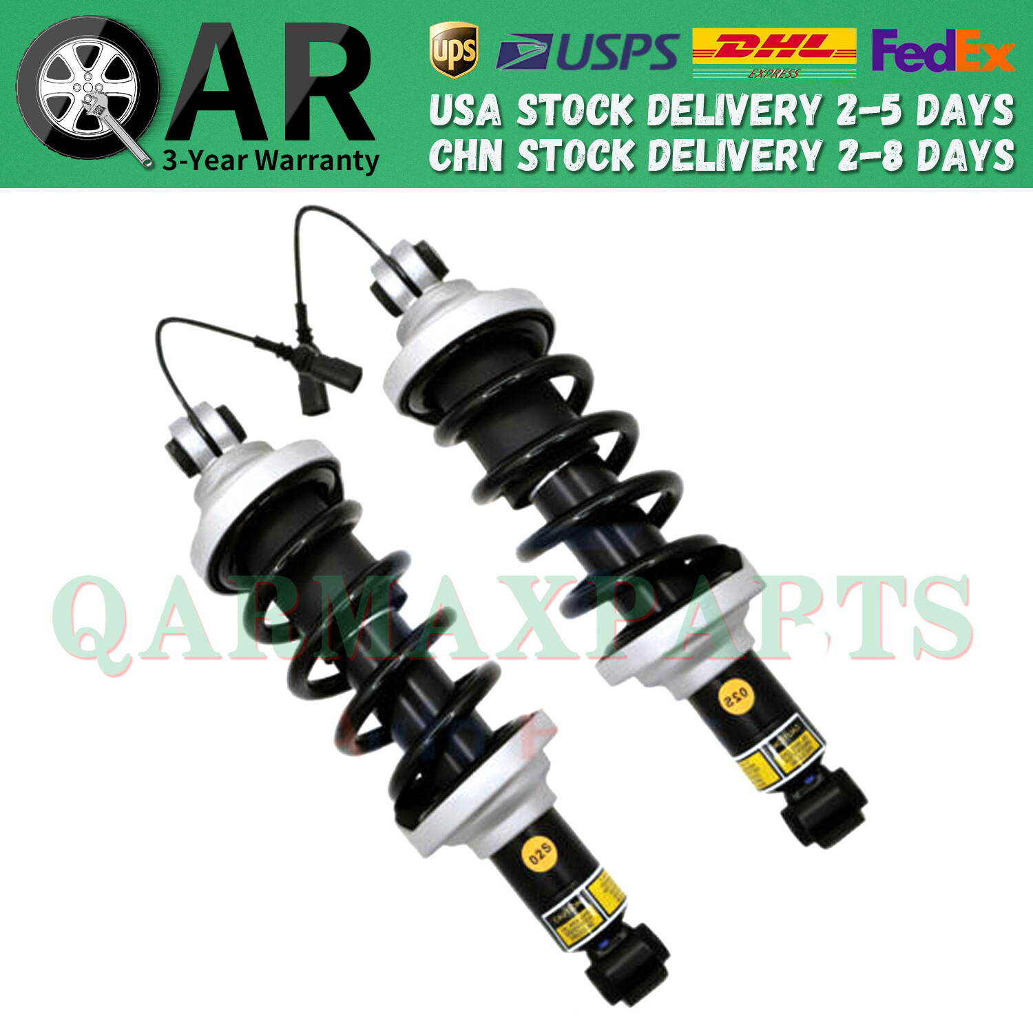 Pair Rear Shock Struts Assembly w/Magnetic For Lamborghini Huracan LP610-4 2015-