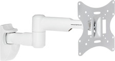 Properav White TV Wall Bracket for 23'' 24'' 28'' 32'' 37'' 40'' 42'' 43'' Tilt 