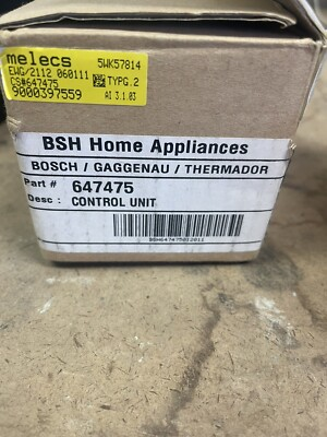#ad Bosch Control Unit 647475 $250.00
