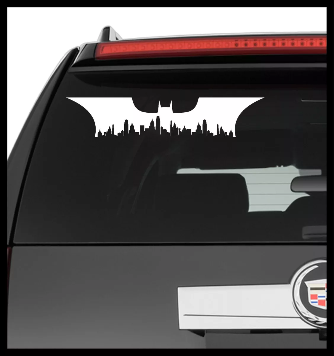  Batman Head Cartoon - Sticker Graphic - Auto, Wall, Laptop,  Cell, Truck Sticker for Windows, Cars, Trucks : Automotive