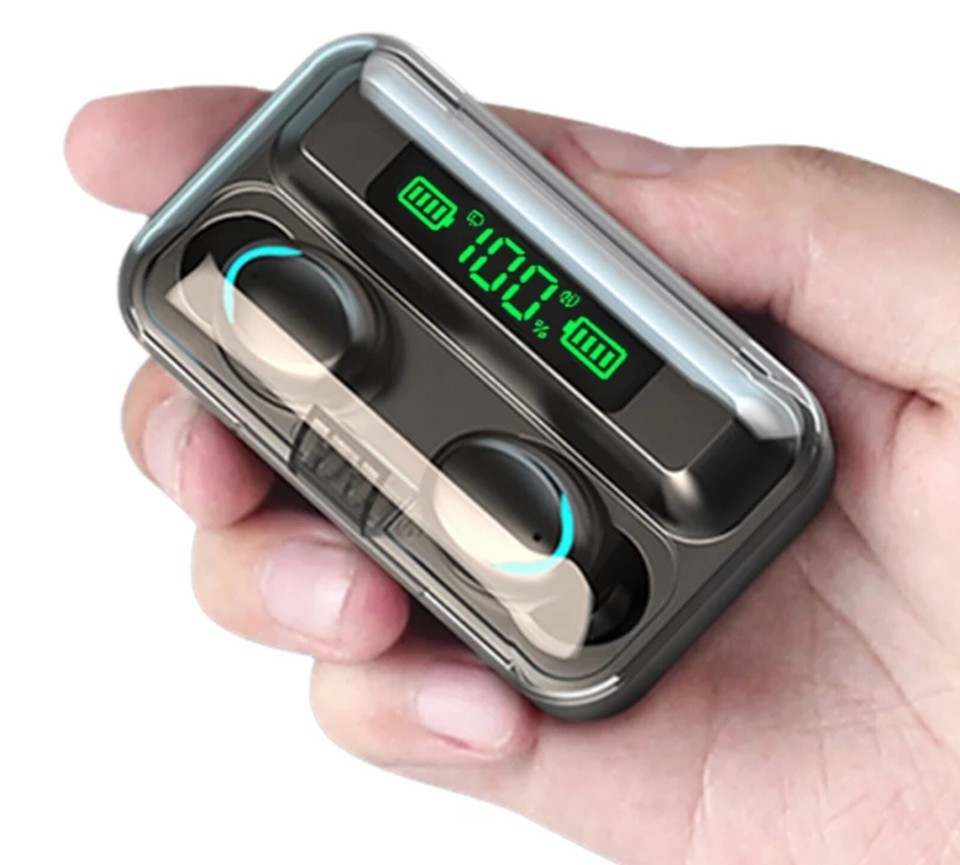 TWS Bluetooth Earphone Waterproof Wireless Headset Deep 6D Bass Earbuds