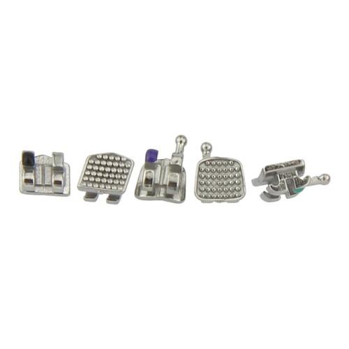 US Dental Orthodontic Metal Brackets MIM Mini Braces Roth MBT 022 018 345 Hooks - Picture 26 of 81