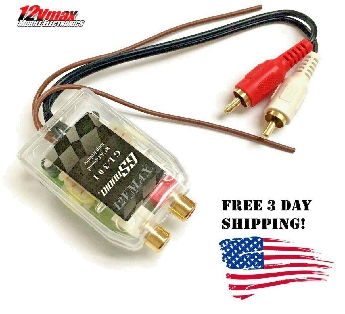 Rca Audio Ruis Filter Suppressor Ground Loop Isolator Voor Auto En Home Stereo 2xrca Male 2xrca Fe