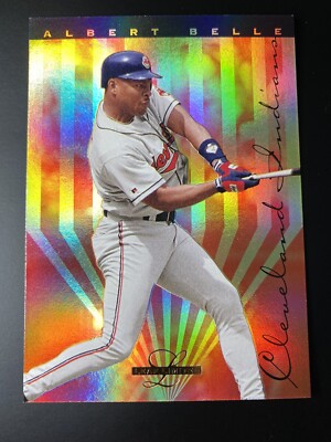 PRISM FOIL ** 1995 Donruss Leaf Limited GOLD #5 Albert Belle Baseball Card