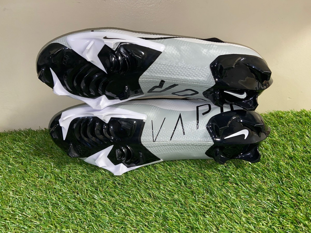 Nike Vapor Edge 360 Pro White Black Football Cleats DQ3670-100 Men\'s Size 14 Nike Vapor Edge Pro 360 Football Cleats White Platinum Men main image 3