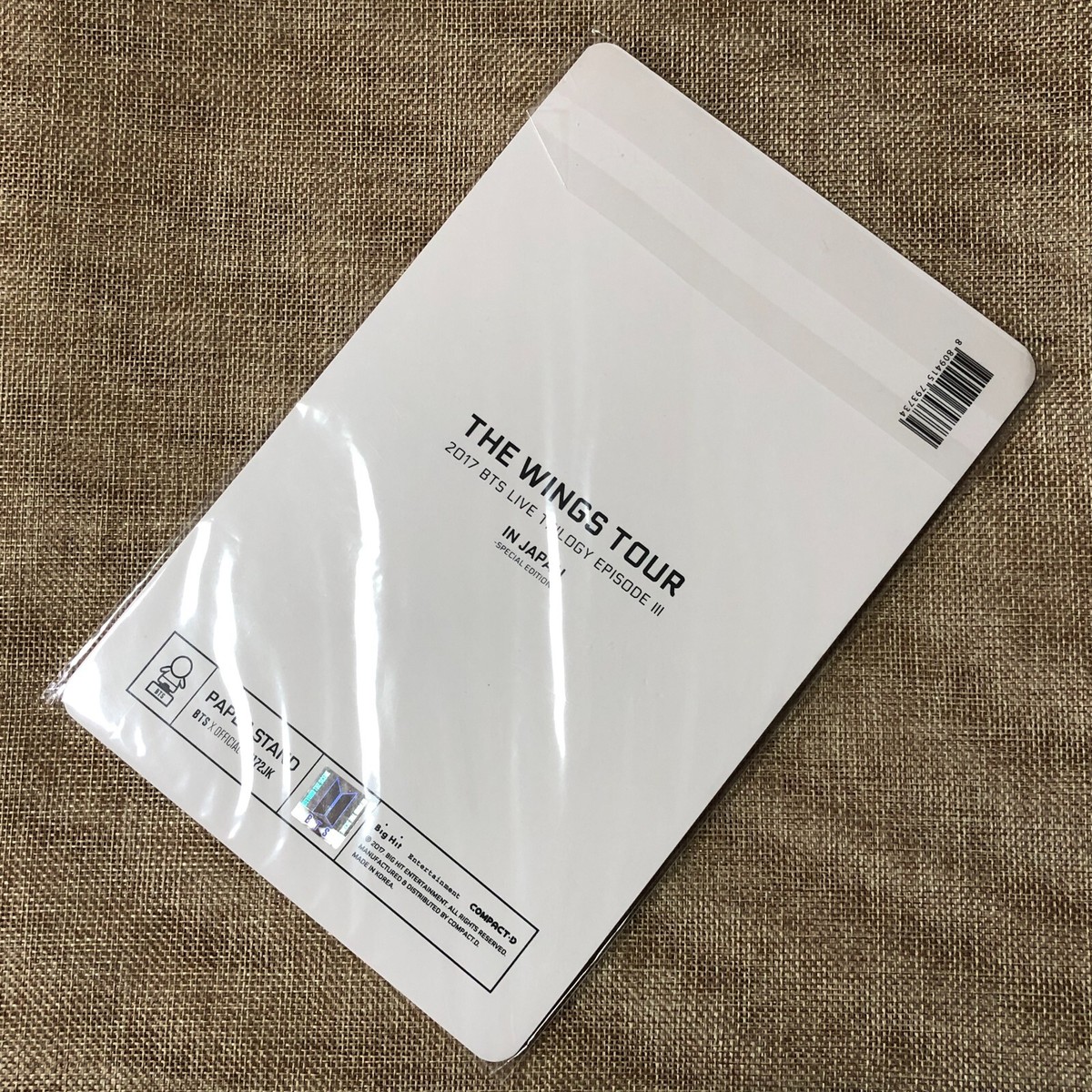 BTS JUNGKOOK [The Wings Tour in Japan Special] Official MD Paper