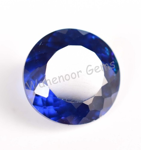 AAA+ 6.65 Ct Natural Arkansas Blue Benitoite Round Certified Rare Loose Gemstone - Picture 3 of 7