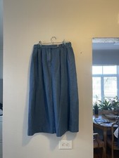 Vintage Talbots Denim Midi Maxi Skirt Grunge Cottagecore Classic Minimalist