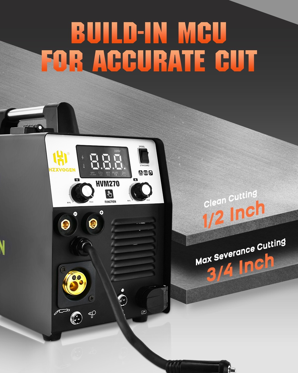 5in1 MIG CUT TIG MMA Welder 220V 250A Gas/Gasless Welding Machine