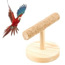 Wood Bird Perch Stand,Playground, Bird Play Gym Multi Branch Toys 6 " x 5"  IN