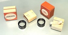 2 UNUSED VINTAGE ANTIQUE CARL ZEISS GERMANY IKON MAGNIFYING GLASS OPTICAL LENSE