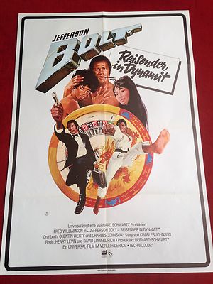 Jefferson Bolt Kinoplakat Poster A1 Fred Williamson, Reisender in Dynamit