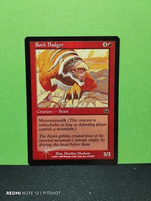 FOIL Rock Badger / Felsdachs - MTG Magic
