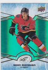 18/19 ICE...SEAN MONAHAN...GREEN PARALLEL...# 35...FLAMES..FREE COMBINED SHIP