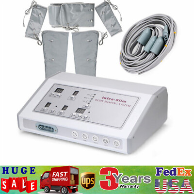 #ad #ad Air Pressure Slimming Suit Pressotherapy Infrared Lymphatic Drainage Machine USA $326.21