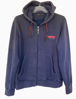 History Iceberg Looney Tunes Wile E Coyote Blue Zip Hoodie 2003