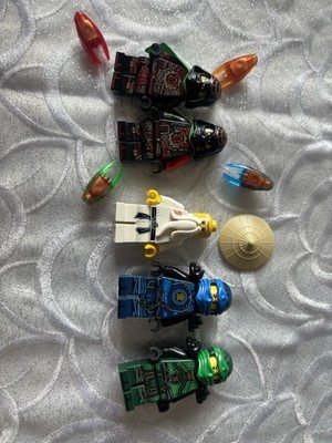 Lego Ninjago Lot (Time Twins) Krux,acronix,Lloyd,jay And Master Wu+ Time Blades