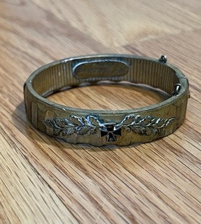1914 WWI German Trench ART Bracelet Named