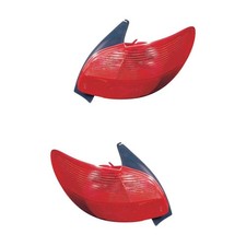 Rückleuchten Heckleuchten Set links & rechts rot für Peugeot 206 Schrägheck 2A/C