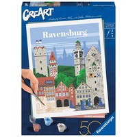 Ravensburger Creart - Malen Nach Zahlen 23685 - Farbenfrohes Ravensburg - Ab 12