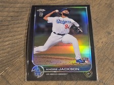 2022 Topps Chrome Ben Baller #121 Andre Jackson RC Nmmt