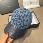 NEW Christian Dior Denim Blue Monogram Outdoor Casual Adjustable Baseball Cap — photo 6