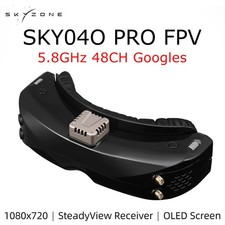 SKYZONE SKY04O PRO FPV Googles 5.8G 48CH SteadyView Receiver for RC Racing Drone