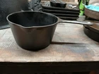 Vintage 5 Quart Unmarked LODGE Cast Iron 5SP1 SAUCE PAN