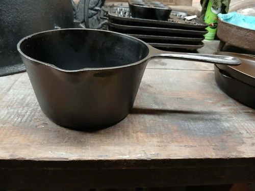 Vintage 5 Quart Unmarked LODGE Cast Iron 5SP1 SAUCE PAN