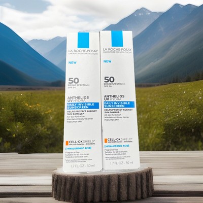 La Roche-Posay Anthelios Hydra Invisible Sunscreen SPF 50 1.7oz LOT OF 2 