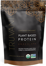 Vegan Protein Powder  Chocolate  20G Organic Plant Based Pea Protein  18 Serv