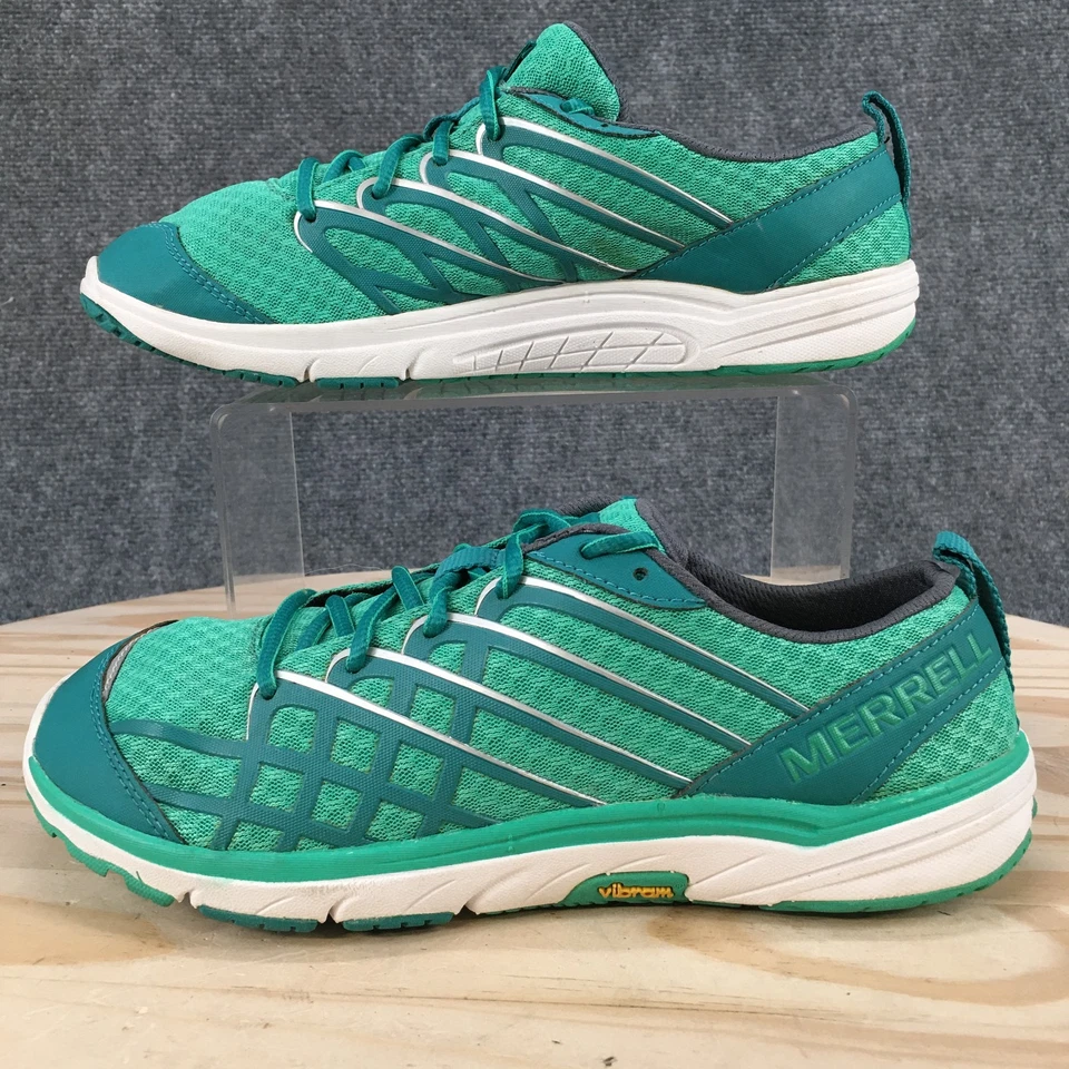 Merrell Zapatos Mujer 8 Desnudo Acceso Arco 3 Atlético Correr Tenis Malla Verde Foto 2 de 4