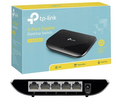 RJ45 5 Port LAN Desktop Switch Netzwerk Verteiler Router 1000 MBit/S