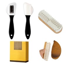 Suede Brush for Shoes, 2 4 Sided Shoe Brushes, 1 Suede Brush and 1 R...