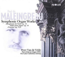 Paul de Maleing Paul De Maleingreau: Symphonic Organ Works - Vo CD  UK IMPORT 
