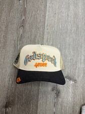 Godspeed "Forever" Trucker Hat Bone/blue/orange 