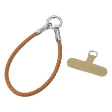Phone Lanyard, 7.1 Inch Phone Wrist Strap with Tether Tabs, Khaki