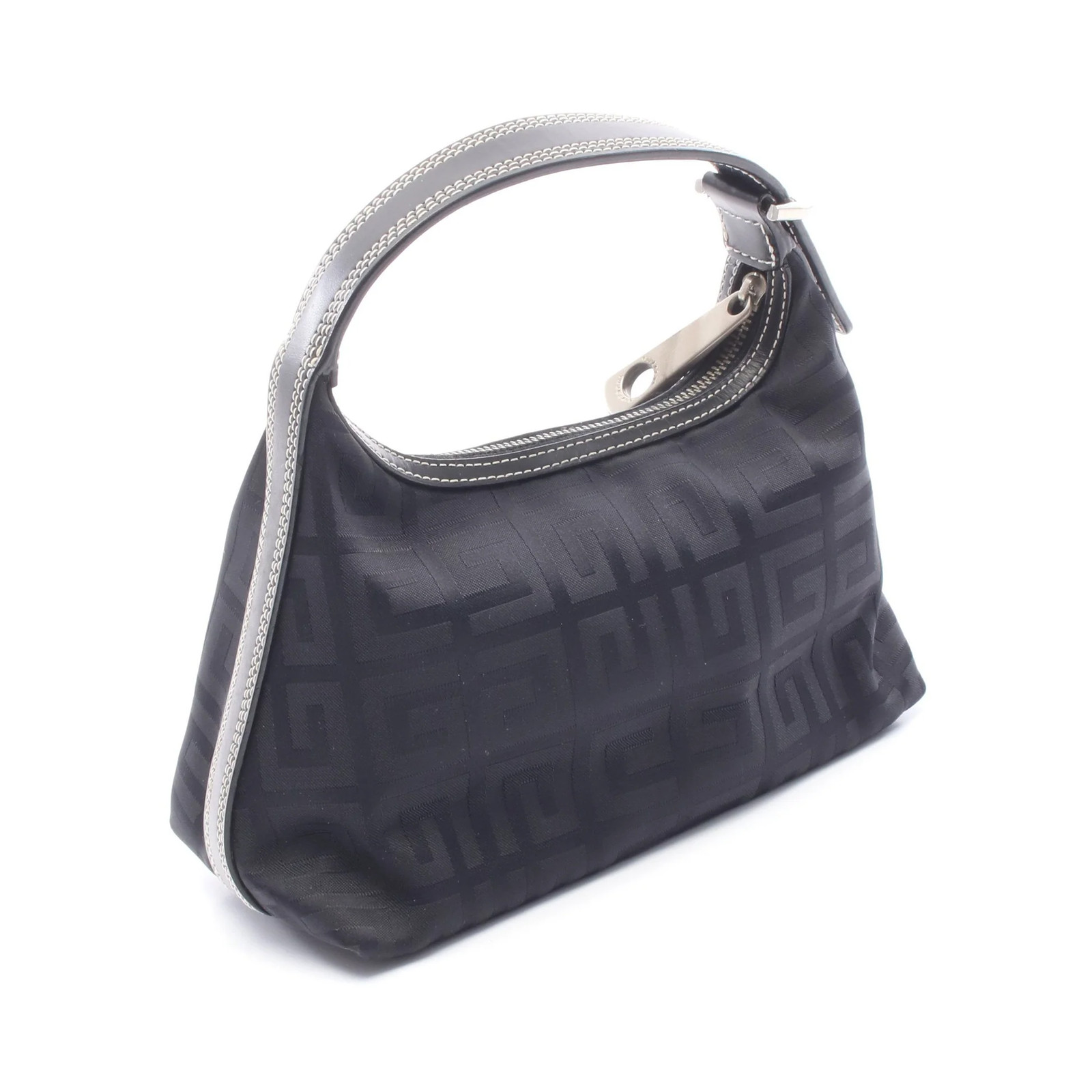 GIVENCHY Mini Handbag Canvas Leather Black #RC4381 thumbnail 2
