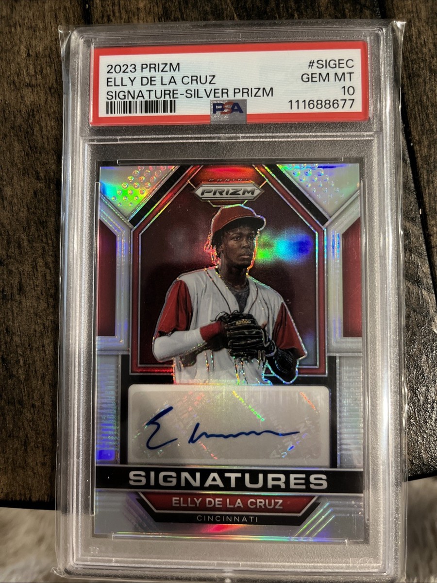 2023 Panini Prizm - Signatures Elly De La Cruz Silver Prizm AUTO 